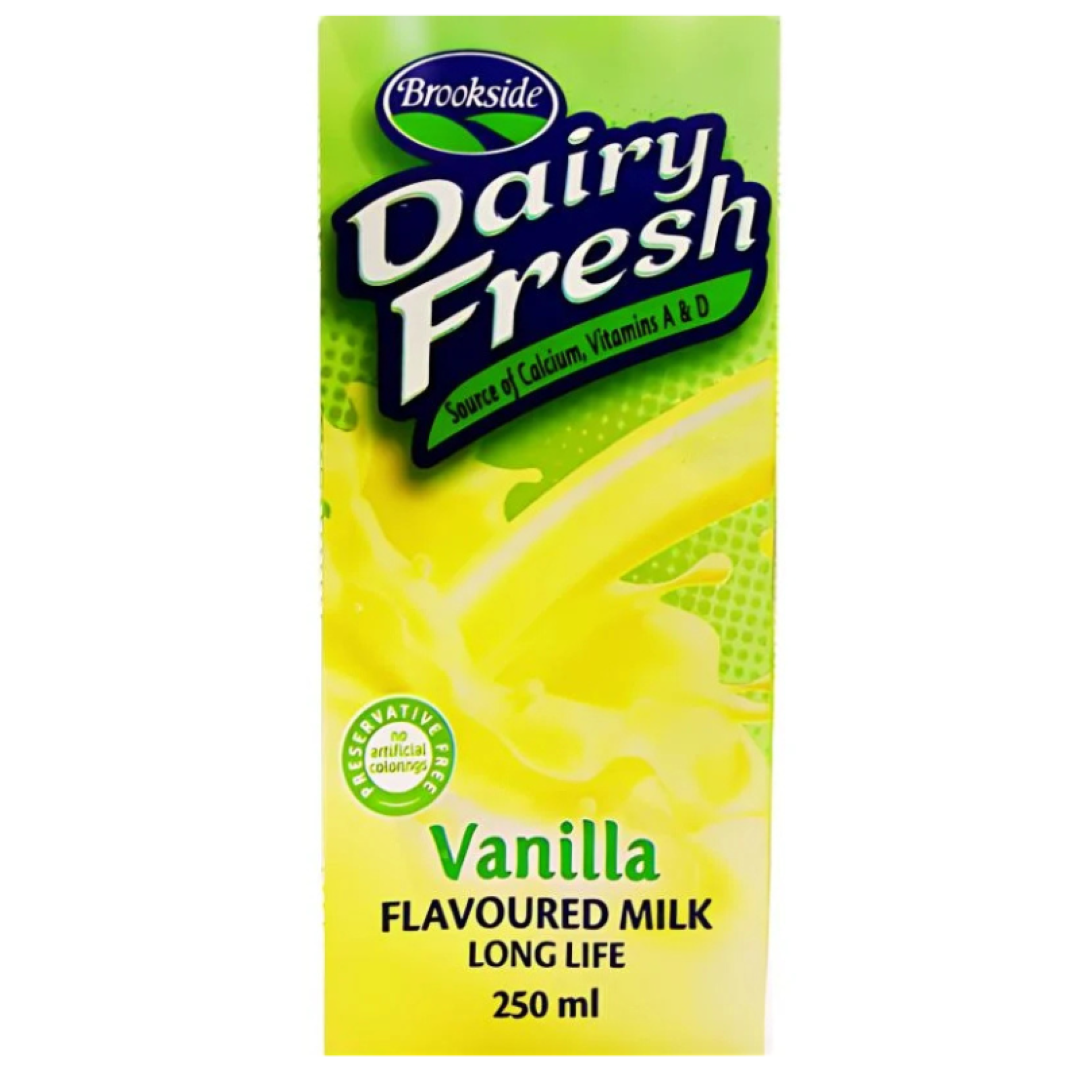 BROOKSIDE VANILLA FLAV.UHT MILK 250ML